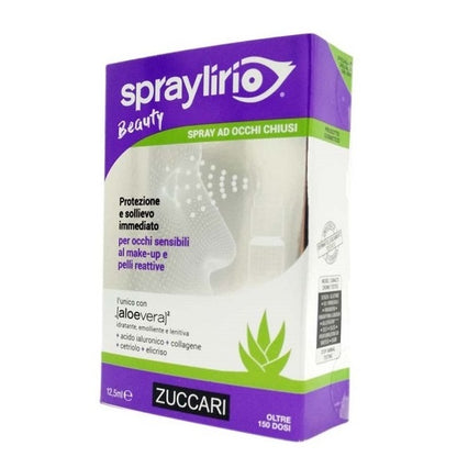 Zuccari Spraylirio Beauty Spray Occhi Aloe Sensibili Make-Up Protezione Sollievo