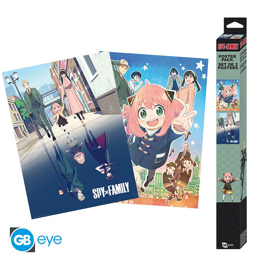 Abystyle (SPY X FAMILY) Set 2 Chibi Poster: "A Double Family" (52x38) Gb Eye
