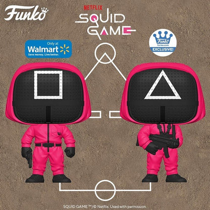 Funko Pop Movies Squid Game Masked Worker Quadrato Netflix Vinyl Figure Games