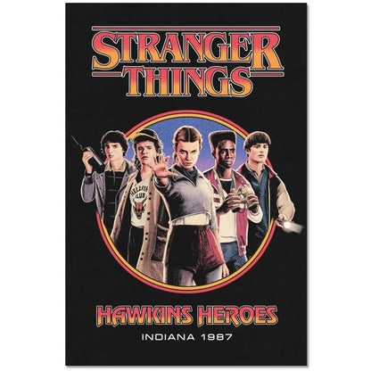 Maxi Poster Locandina Stranger Things (5 Stagione) Horror Incorniciabile 91x61cm