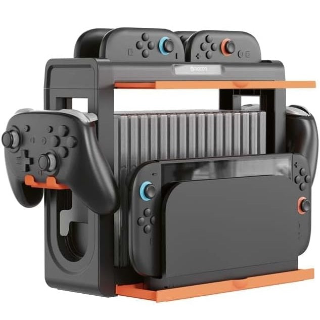 Nacon Supporto per Nintendo Switch 2 Dock, 4 Joy-Con, 2 controller Pro, 16 gioco