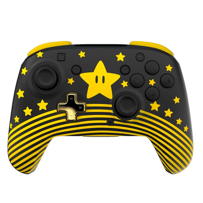 Turtle Beach - Rematch - Super Mario (Mario Star) Glow In the Dark - Controller da gaming wireless per Nintendo Switch 2, Funziona anche con Nintendo Switch/Oled/Lite - Pulsante C non disponibile.