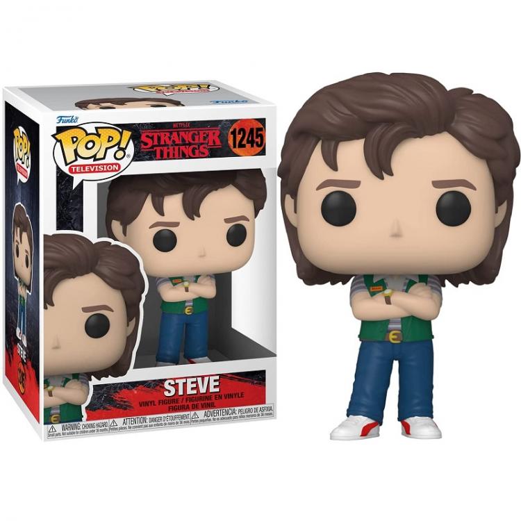 Funko Pop ! Television Netflix Stranger Things S4 - Steve (1245) Vinyl Figure