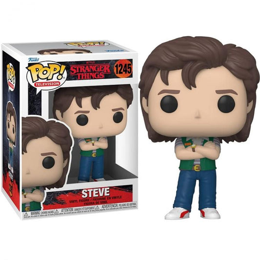 Funko Pop ! Television Netflix Stranger Things S4 - Steve (1245) Vinyl Figure