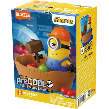 Blokees Minions - PreCool - Jelly Factory - Series 1 - Plastic Model Kits (Blind Box) CASE OF 8 - Action Figure da Collezione 74839