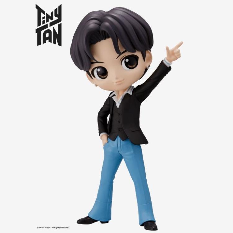 BANPRESTO Q POSKET (BTS) TinyTAN  DINAMITE - SUGA (A) STATUETTA PVC FIGURE BAND