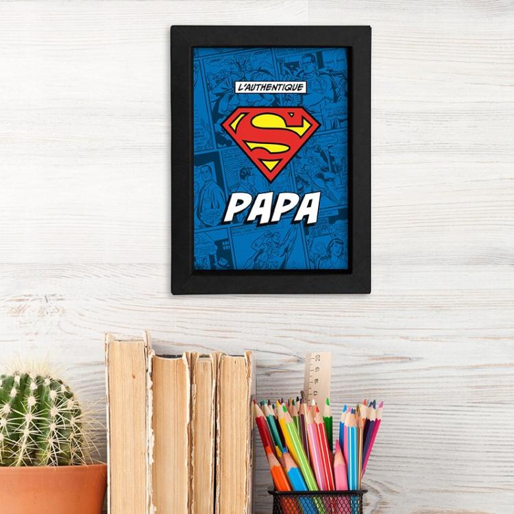 ABYSTYLE - SUPERMAN (SUPER PAPÀ) CORNICE REGALO FESTA DEL PAPÀ STAMPA POSTER GB