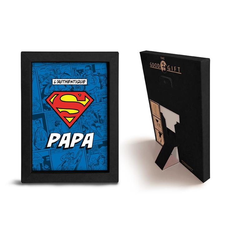 ABYSTYLE - SUPERMAN (SUPER PAPÀ) CORNICE REGALO FESTA DEL PAPÀ STAMPA POSTER GB