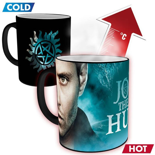 ABYSTYLE TAZZA TERMOSENSIBILE "SUPENATURAL" HEAT CHANGE MUG CAMBIA COLORE 320ML