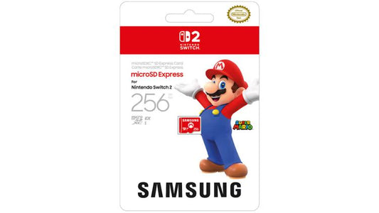 Nintendo Switch 2 Samsung Micro Sd Express (256Gb) Super Mario Ns2