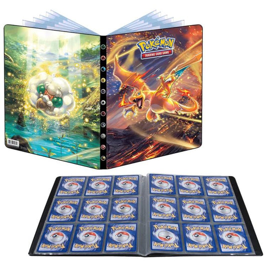 Pokemon Album 9 Tasche Spada Scudo Sword Shield: Charizard Raccoglitore 252 Card