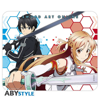 Abystyle Tappetino Mouse Pad Mousepad Gaming Anime Manga | Sword Art Online - Kirito & Asuna