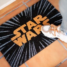 Zerbino Star Wars (Logo) Nero Tappeto per Ingresso Esterno o Interno Cameretta Bagno Antiscivolo 40X60 cm