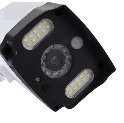 Telecamera Finta Pannello Solare Da Esterno Sensore Di Movimento 20 Led Faretto