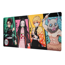 Demon Slayer: Kimetsu No Yaiba - Tappetino per Tastiera e Mouse Pad per Scrivania Gaming PC, Impermeabile e Antiscivolo 80x35 cm | Accessori Anime Manga: Desk Mat Gadget
