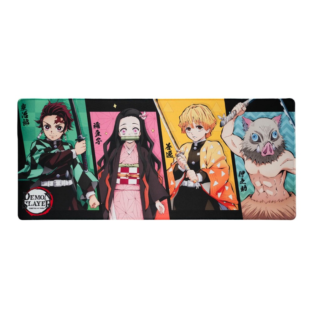 Demon Slayer: Kimetsu No Yaiba - Tappetino per Tastiera e Mouse Pad per Scrivania Gaming PC, Impermeabile e Antiscivolo 80x35 cm | Accessori Anime Manga: Desk Mat Gadget