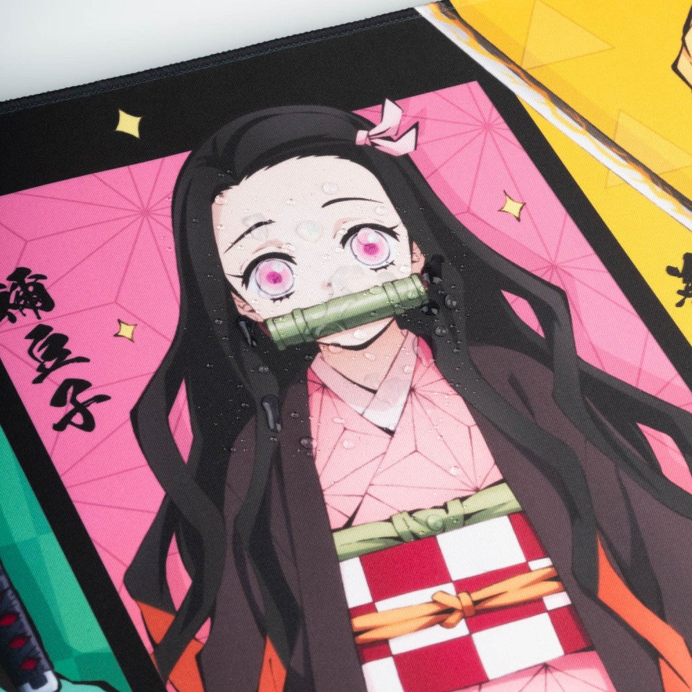 Demon Slayer: Kimetsu No Yaiba - Tappetino per Tastiera e Mouse Pad per Scrivania Gaming PC, Impermeabile e Antiscivolo 80x35 cm | Accessori Anime Manga: Desk Mat Gadget