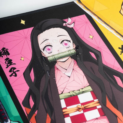 Demon Slayer: Kimetsu No Yaiba - Tappetino per Tastiera e Mouse Pad per Scrivania Gaming PC, Impermeabile e Antiscivolo 80x35 cm | Accessori Anime Manga: Desk Mat Gadget