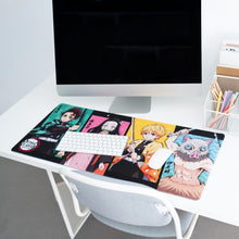 Demon Slayer: Kimetsu No Yaiba - Tappetino per Tastiera e Mouse Pad per Scrivania Gaming PC, Impermeabile e Antiscivolo 80x35 cm | Accessori Anime Manga: Desk Mat Gadget