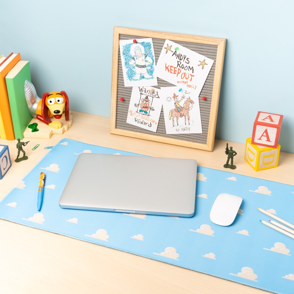 Disney Pixar (Toy Story) Tappetino per Tastiera e Mouse Pad Pc Gaming Deskmat Grande XXL 80x35cm