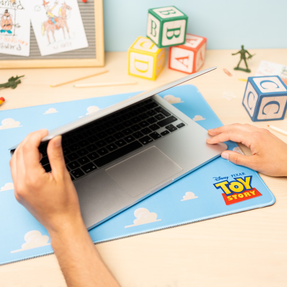 Disney Pixar (Toy Story) Tappetino per Tastiera e Mouse Pad Pc Gaming Deskmat Grande XXL 80x35cm