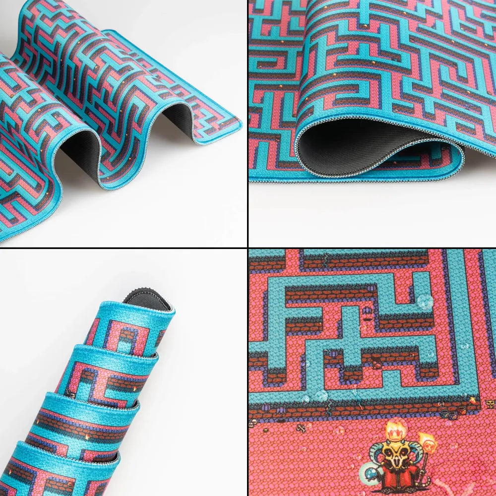 Gameration Maze (Gioco Labirinto) Tappetino da Scrivania per Tastiera e Mouse Pad PC Gaming Deskmat XXL Idea Regalo