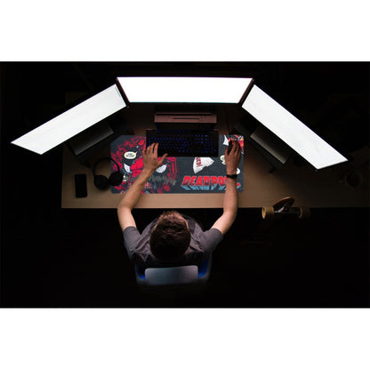 Marvel: Deadpool Tappetino da Scrivania per Tastiera e Mouse Pad PC Gaming Deskmat XXL