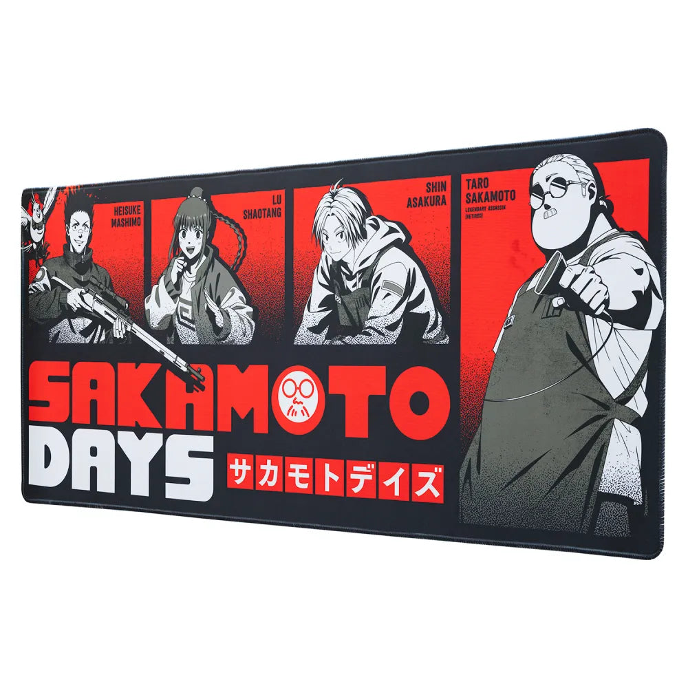Sakamoto Days: Tappetino per Tastiera e Mouse Pad Pc Gaming Deskmat Grande XXL 80x35cm