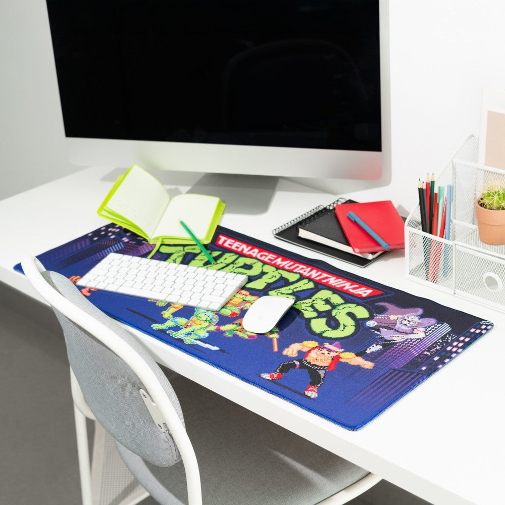 Tartarughe Ninja (Teenage Mutant Ninja Turtles) TMNT Tappetino da Scrivania per Tastiera e Mouse Pad PC Gaming Deskmat XXL Idea Regalo