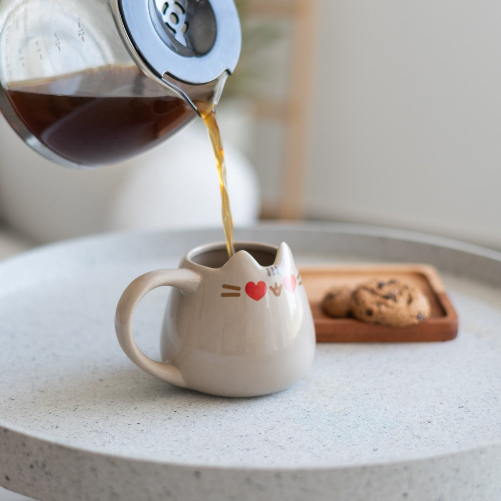 Tazza Pusheen 3D Ceramica 420 ml Colori Vivaci Stampa Alta Qualità Regalo Kawaii Amica Compleanno
