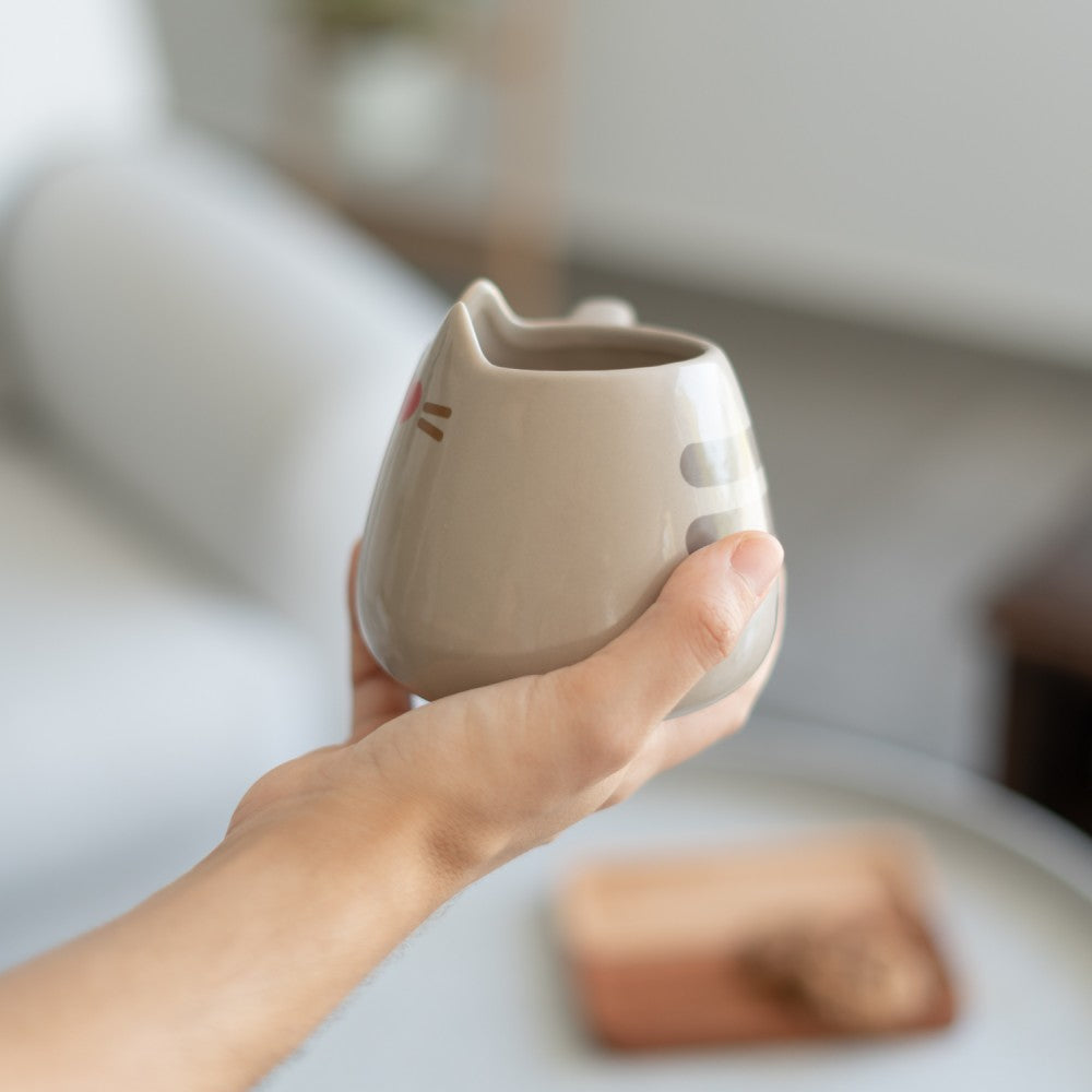 Tazza Pusheen 3D Ceramica 420 ml Colori Vivaci Stampa Alta Qualità Regalo Kawaii Amica Compleanno