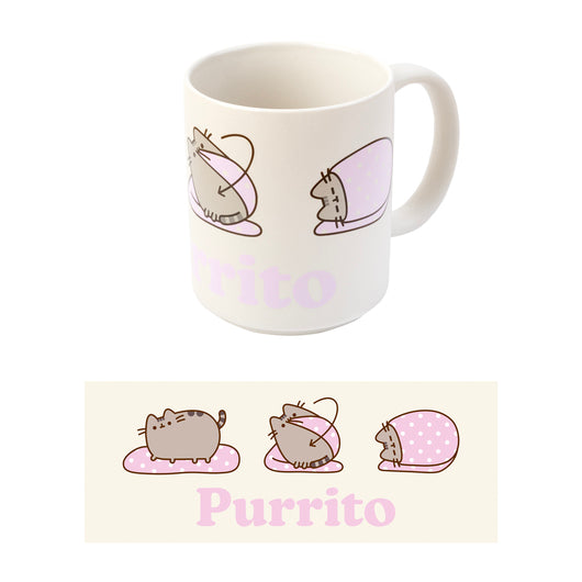 Pusheen - Tazza Purrito Colazione In Ceramica 350Ml Mug Gadget Idea Regalo Gatto