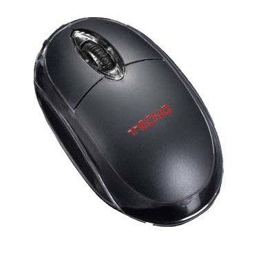 Tecno Mouse Ottico Usb 800Dpi Cavo 120Cm Nero Retail Tc-11 Ambidestro Usb