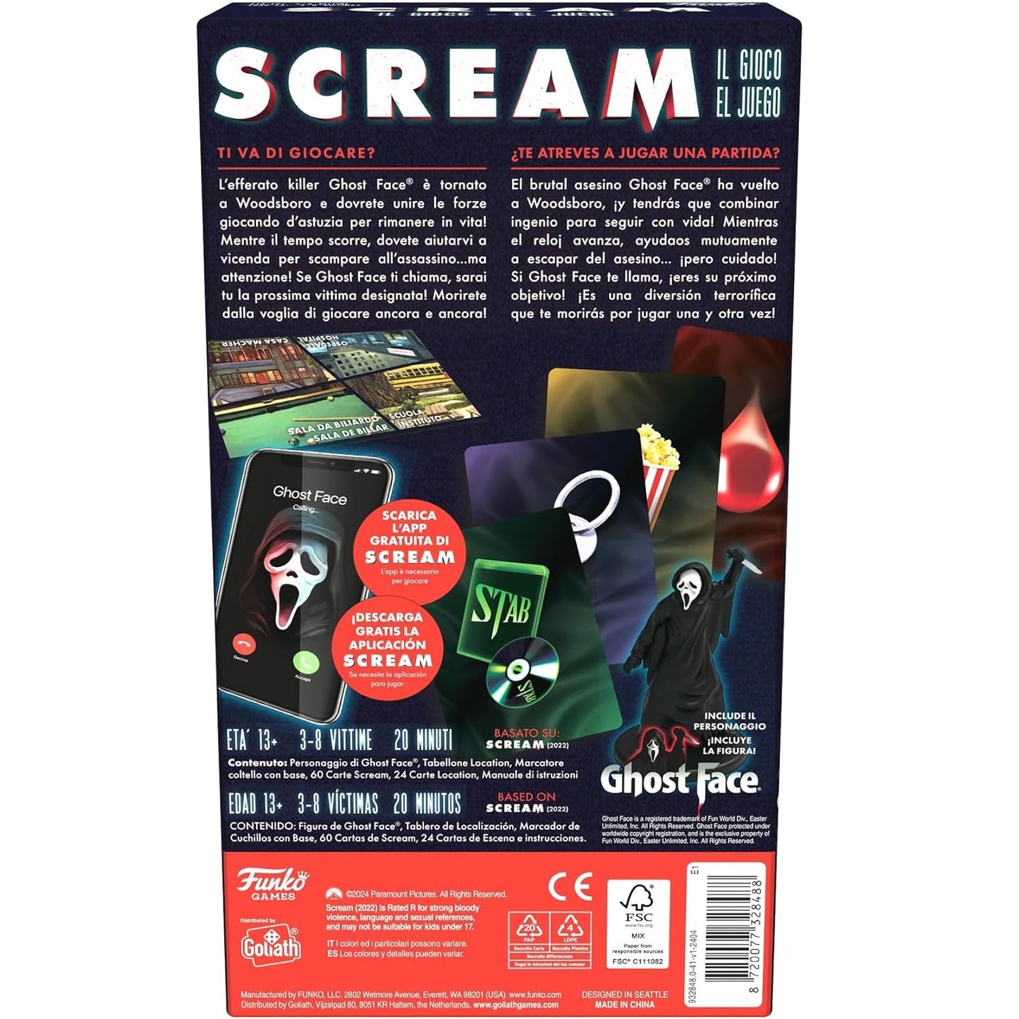Funko Games - Scream the Game  Gioco da Tavolo Cooperativo Versione italiana