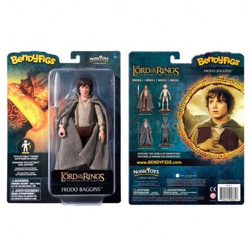 BENDYFIGS LORD OF THE RING FRODO BAGGINS ACTION FIGURE 18CM SIGNORE DEGLI ANELLI