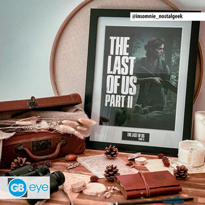 ABYSTYLE - THE LAST OF US 2 (ELLIE) POSTER INCORNICIATO STAMPA GB Eye CORNICE