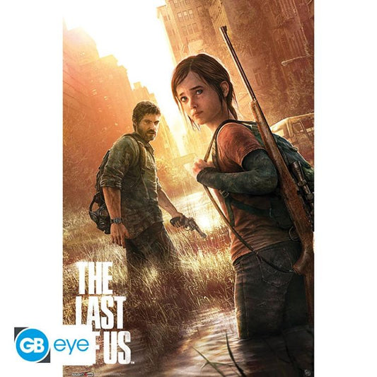 ABYSTYLE MAXI POSTER THE LAST OF US : "KEY ART" ELLIE & JOEL (GB EYE) 91,5x61cm