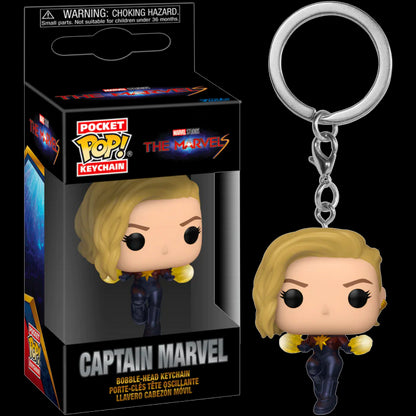 Funko Key ! Rocket - The Marvels - Captain Marvel Vinyl Figure 4Cm Portachiavi