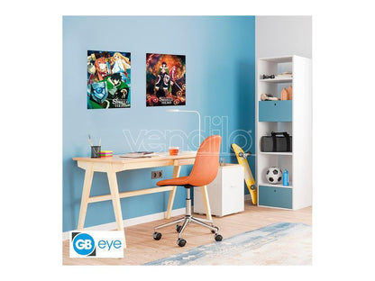 Abystyle (THE SHIELD HERO) Set 2 Chibi Poster: "Group & Duo" (52x38) Gb Eye