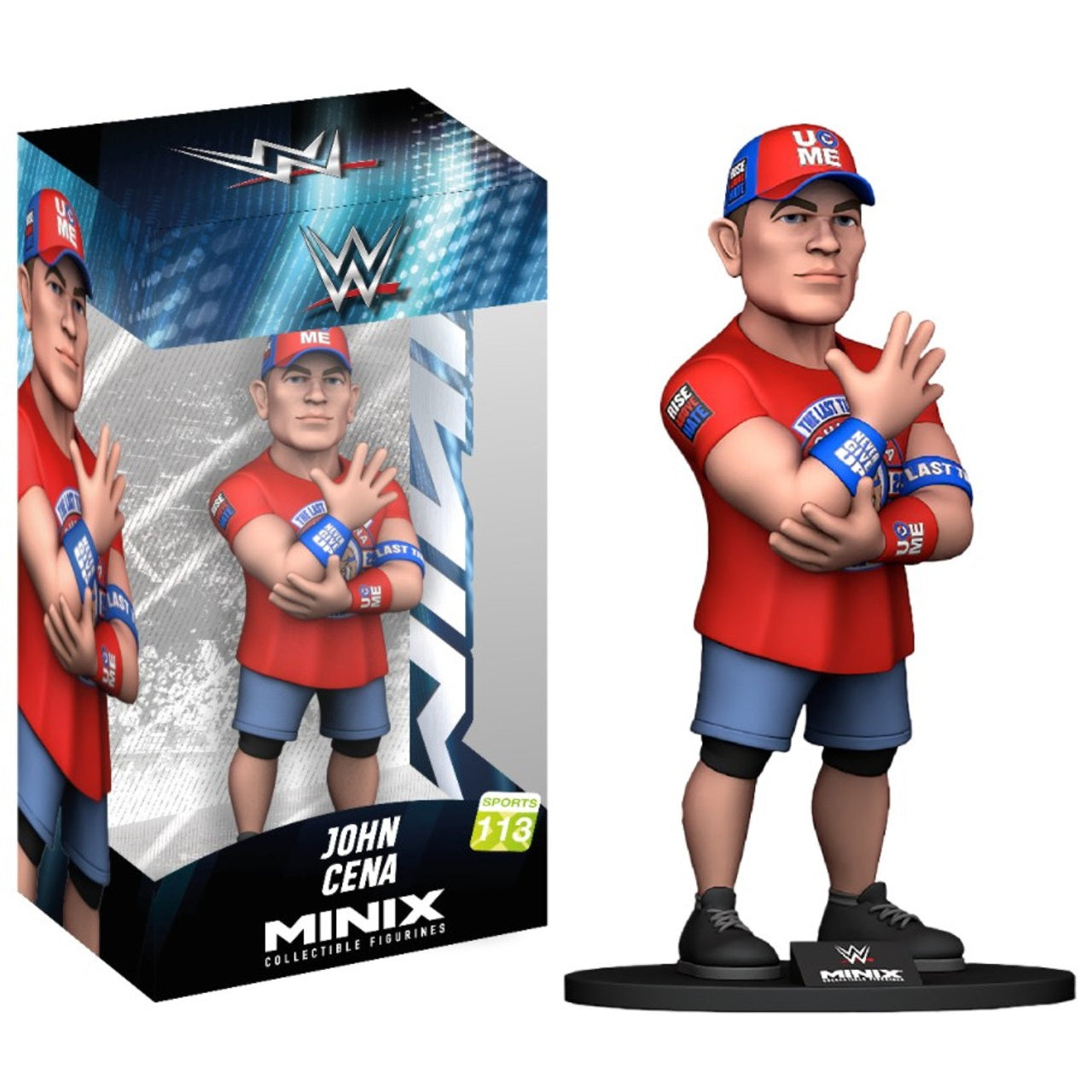 Minix WWE John Cena (Sports 113) Figure Wrestling PVC 12Cm
