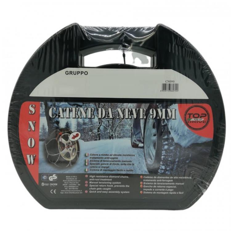 CATENE DA NEVE PER AUTO FURGONE SUV 9mm OMOLOGATE TUV GS-ONORM | GOMME GRUPPO 5