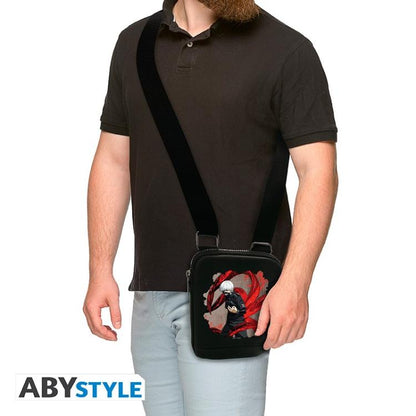 ABYSTYLE TOKYO GHOUL BORSA TRACOLLA "KEN KANEKI" MARSUPIO BORSELLO VINILE GANCIO
