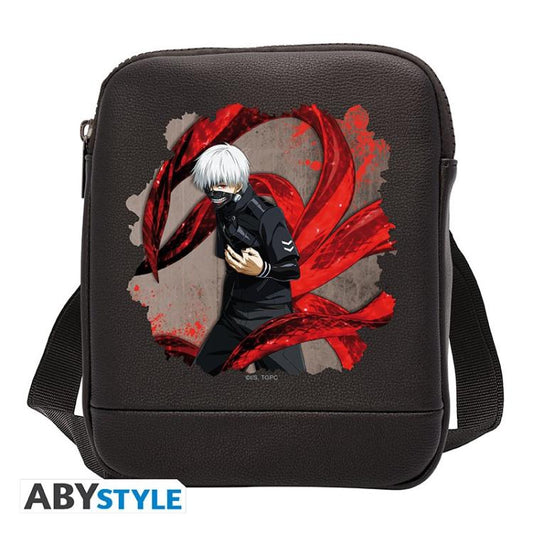 ABYSTYLE TOKYO GHOUL BORSA TRACOLLA "KEN KANEKI" MARSUPIO BORSELLO VINILE GANCIO