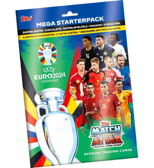 Topps Card Official Euro 2024 Mega Starter Pack Raccoglitore + 8 Carte Speciali