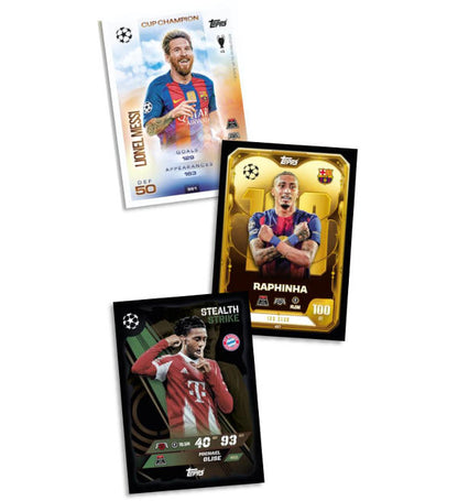Topps Match Attax 2025 / 2026 Starter Pack Carte Calcio UEFA Champions League