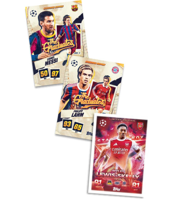 Topps Match Attax 2025 / 2026 Starter Pack Carte Calcio UEFA Champions League