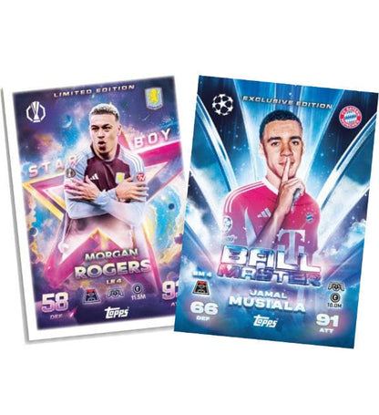 Topps Match Attax 2025 / 2026 Starter Pack Carte Calcio UEFA Champions League
