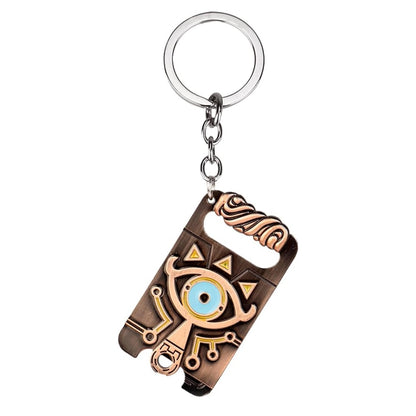 Pyramid Portachiavi The Legend Of Zelda: Sheikah Stones - Keychain In Gomma