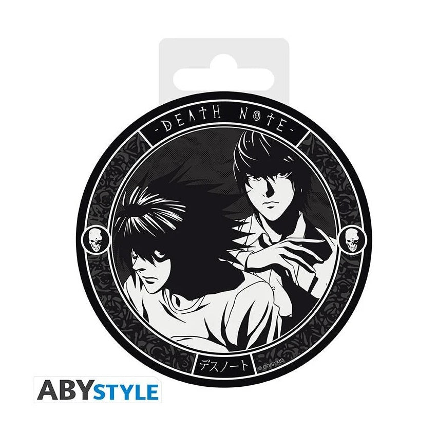 Abystyle - DEATH NOTE - Sottobicchiere Ceramic Coasters - Light Yagami & L