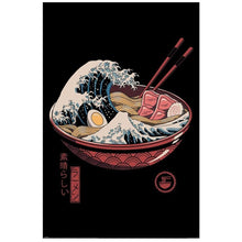 Maxi Poster Artistico Vincent Trinidad – Great Ramen Wave (La grande Onda di Kanagawa) Hokusai Incorniciabile 91x61cm